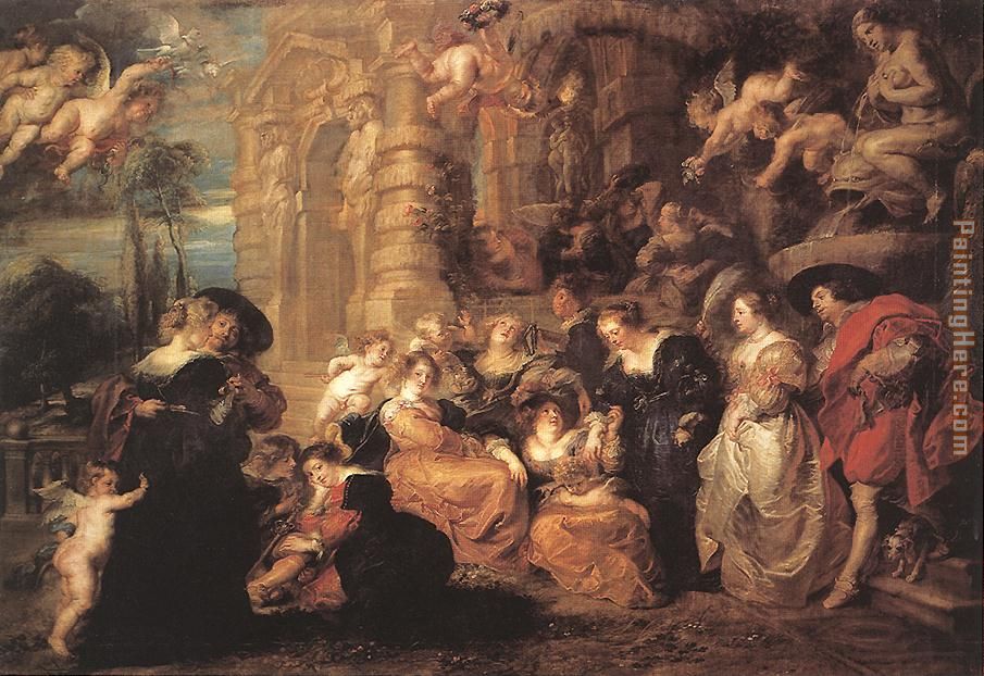 Garden of Love painting - Peter Paul Rubens Garden of Love art painting